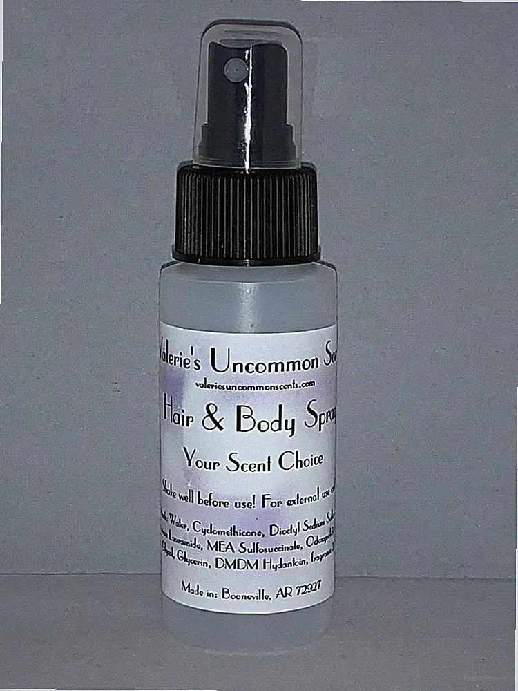 Jasmine scented HAIR & BODY PERFUME FRAGRANCE SPRAY MIST 2oz