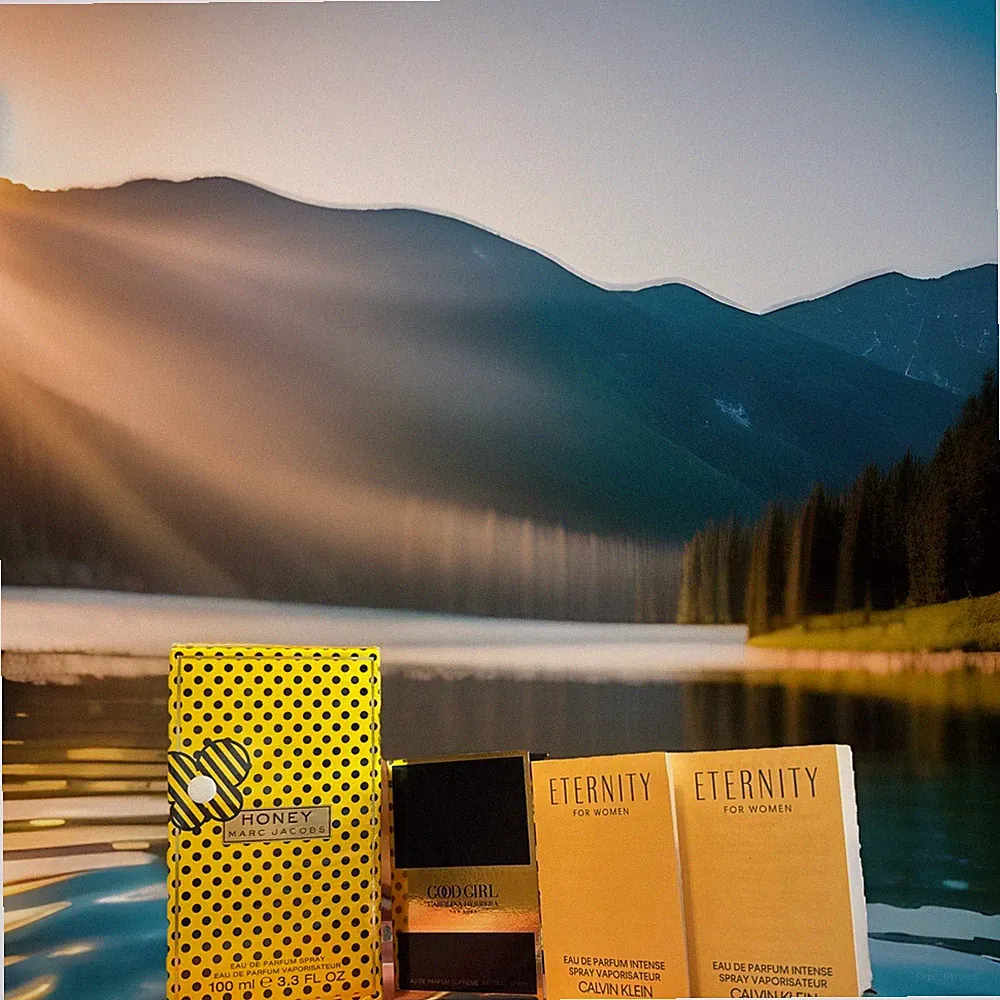 Designer Perfume Bundle. Marc Jacobs Ladies Honey, Good Girl,Eternity Woman EDP
