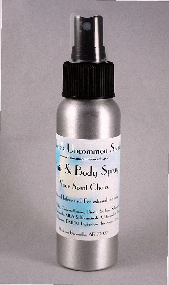 Jasmine scented HAIR & BODY PERFUME FRAGRANCE SPRAY MIST 2.5oz