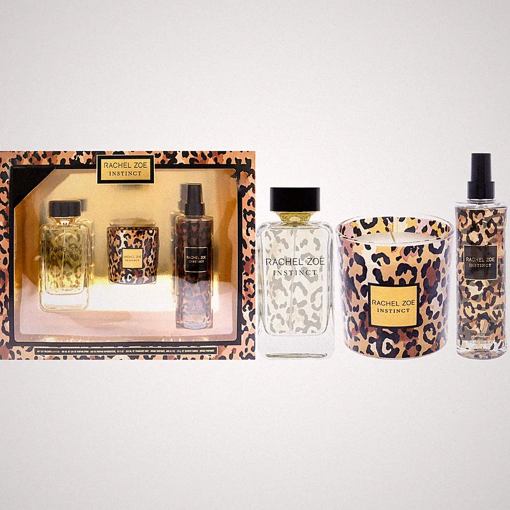 Instinct by Rachel Zoe - Perfume for Women - Candle - EDP Spray - 3 Pc Gift Set