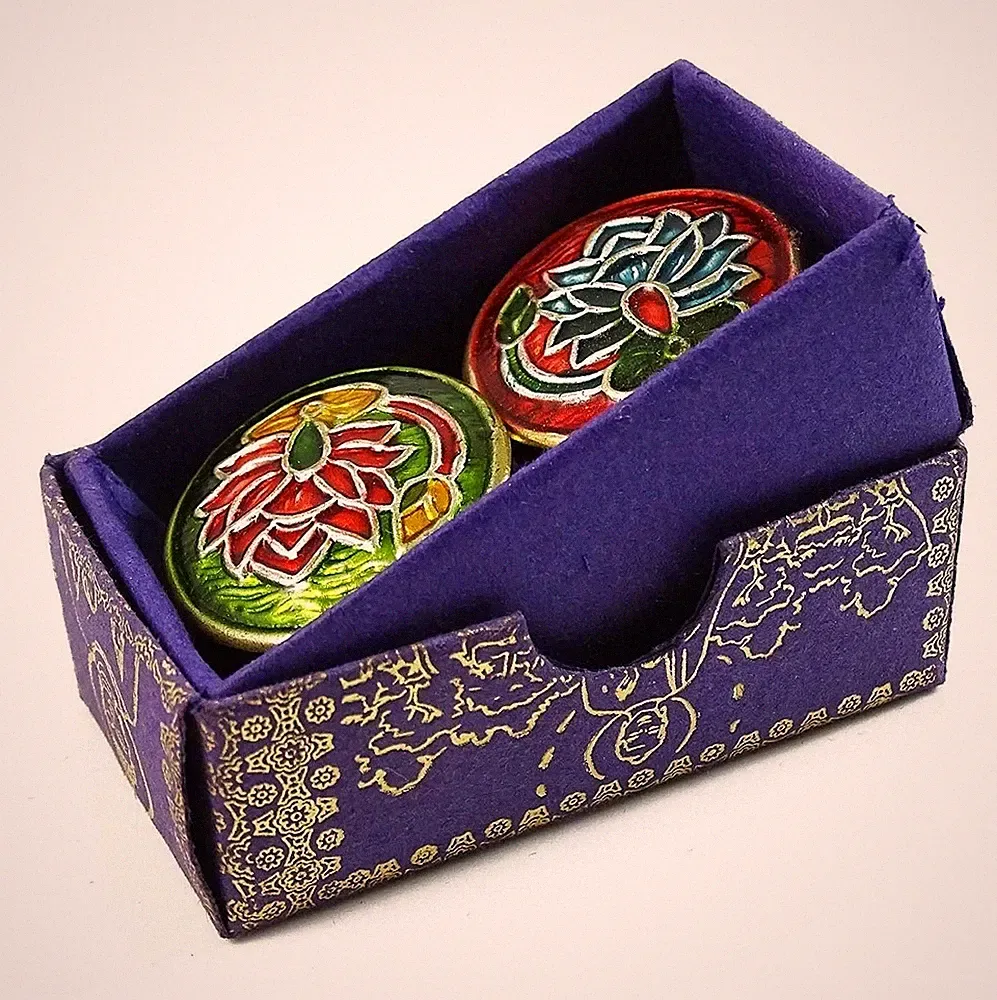 Jasmine Natural Solid Perfume Pack of 2 | Mini Brass Jar 4g