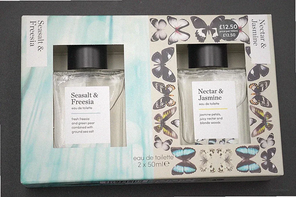 M&S Seasalt & Freesia + Nectar & Jasmine eau de toilette Perfume BBE 06/23