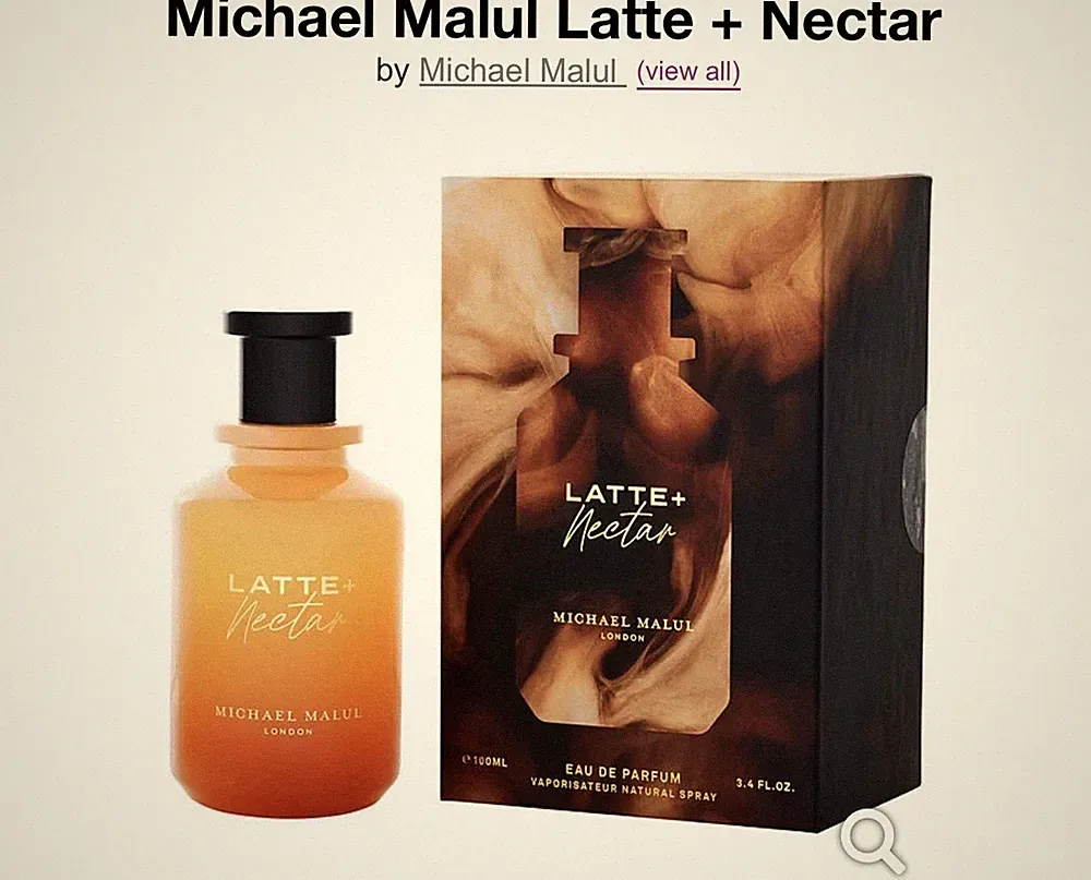 Michael Malul Latte + Nectar Eau de Parfum Spray 3.4 fl oz Clementine Jasmine
