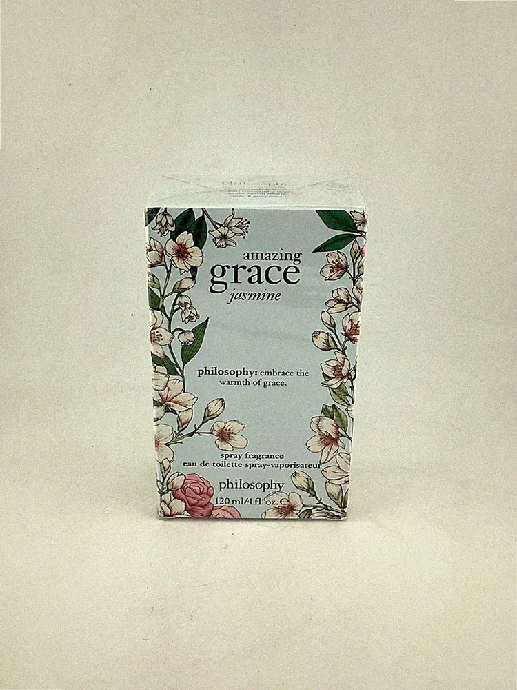 Philosophy Amazing Grace Jasmine Eau De Toilette spray Perfume 4 oz SEALED