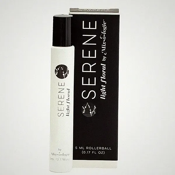 SERENE Light Floral by Mixologie Rollerball Perfume Jasmine Rose Vanilla Musk